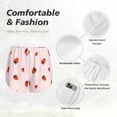 thumbnail image 4 of Balery Strawberry Pantalones cortos deportivos para mujer con forro y dos bolsillos, elásticos, para entrenamiento, gimnasio, yoga-Medium, 4 of 7