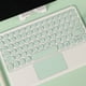 thumbnail image 5 of sweethay Teclado compatible con Bluetooth Teclado universal Negocios Externo Silencioso Teléfono inteligente Reemplazo del panel táctil de la Juegos de teclado y mouse para computadora Verde, 5 of 6