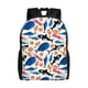 thumbnail image 1 of Disketp Cute Sea Animals Mochila Unisex de Apertura Lateral Completa, Mochila para Laptop para Escuela, Trabajo y Viajes, 1 of 8
