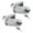 2-bright c1hrome, variant on Pair Access Panel Push Latch for Service Doors, Integrated Cylinder, Adjustable Rear Bracket, Flush Mount Hardware Assembly