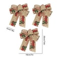 thumbnail image 6 of Seyotauo Large Christmas Wreath Bows, Christmas Burlap Ribbon Bows for Wreaths - Large Tree Topper Bows for Christmas Home Garden Indoor Outdoor Decoration Wreath Ornament Supplies, 6 of 6