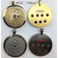 thumbnail image 5 of Quantum Science Scalar Energy Health Necklace Round Stainless Steel Germanium stone Pendant for Men Woman Father Mother, 5 of 5