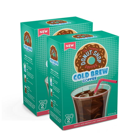 The Original Donut Shop Cold Brew Coffee Filter Packs, Coarse Ground, Makes 8 - 48oz. Pitchers of Real Cold Brew (Best Donut Shops In America)