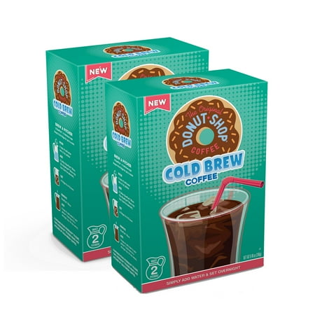 The Original Donut Shop Cold Brew Coffee Filter Packs, Coarse Ground, Makes 8 - 48oz. Pitchers of Real Cold Brew (10 Best Donut Shops In America)