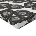 thumbnail image 4 of Ambesonne Poppy Pattern Fitted Sheet, Modern Floral Neutral, Twin XL Size, Dimgray Coconut, 4 of 5