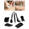 thumbnail image 6 of 7Pcs Guasha Scraping Massage Tool Guasha Board Face Lift Resin for Women Men Adults Traditional Facial Scraping Massage Tool Scraping Board Black, 6 of 9