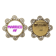 thumbnail image 1 of Un matrimonio infeliz. Broche de flores, regalo de joyería para mujeres y niñas Unbranded M, 1 of 3
