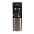 thumbnail image 2 of Igloo Stainless Steel Hot, Cold & Room Water Cooler Dispenser, Holds 3 & 5 Gallon Bottles, 3 Temperature Spouts, No Lift Bottom Loading, Child Safety Lock, Black/Stainless, 2 of 5