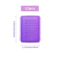 thumbnail image 3 of Self Grip Hair Rollers Set, Casewin Plastic Jumbo Size Hair Curlers, Salon Hair Dressing Curlers, Self Holding Rollers for DIY or Hair Salon Curlers for Hair Styling, 12 Pack (Random Color), 3 of 6