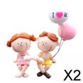 thumbnail image 1 of Conjunto de Figuras de Enamorados, Accesorios para Automóvil, Decoración en Miniatura 2 piezas, 1 of 8