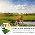 thumbnail image 3 of EXHUMKY Sports Practice Hitting Net Nylon 30x30cm 1 Set for Golfers and Colleagues, 3 of 5