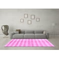 thumbnail image 3 of Ahgly Company Indoor Round Abstract Purple Contemporary Area Rugs, 7' Round, 3 of 4
