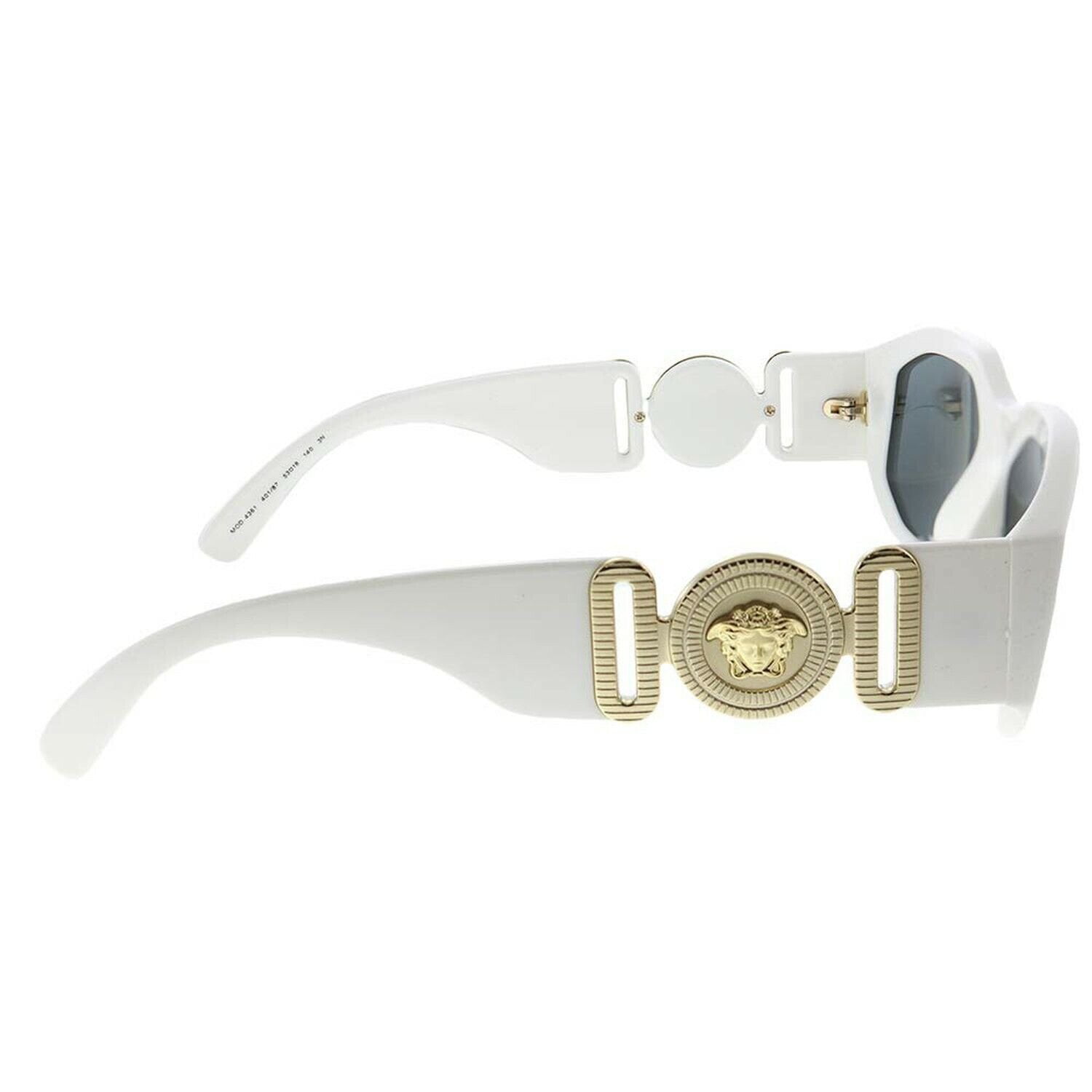 Versace 4361 Sunglasses 401/87 White - Walmart.com