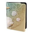 thumbnail image 2 of Pofeuu Starfish And Seashell Print Travel Document Organizer Passport Holder Men Women for Family (6.5 in x 4.5 in),Wallet Holder Credit Card Clutch Bag Case, 2 of 5