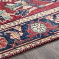thumbnail image 4 of Surya Iris IRS-2317 90 x 114" Rectangle Fabric Rug in Burgundy Red/Blue, 4 of 8
