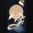 thumbnail image 2 of CafePress - FULL MOON, WAVE, RABBITS Maternity T Shirt - Maternity Dark T-Shirt, 2 of 3