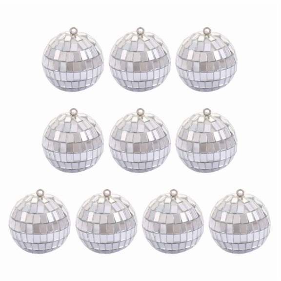 Festive Laser Christmas Ornament Mirror Ball With Reflective Coating Christmas Home Decoration For Holiday Decorations