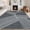 Black, variant on Volkmi 9x12 ft Modern Washable Area Rug for Living Room, Strip Pattern Throw Carpet with Non Slip Backing, Low Pile Stain Resistant Floor Cover Black