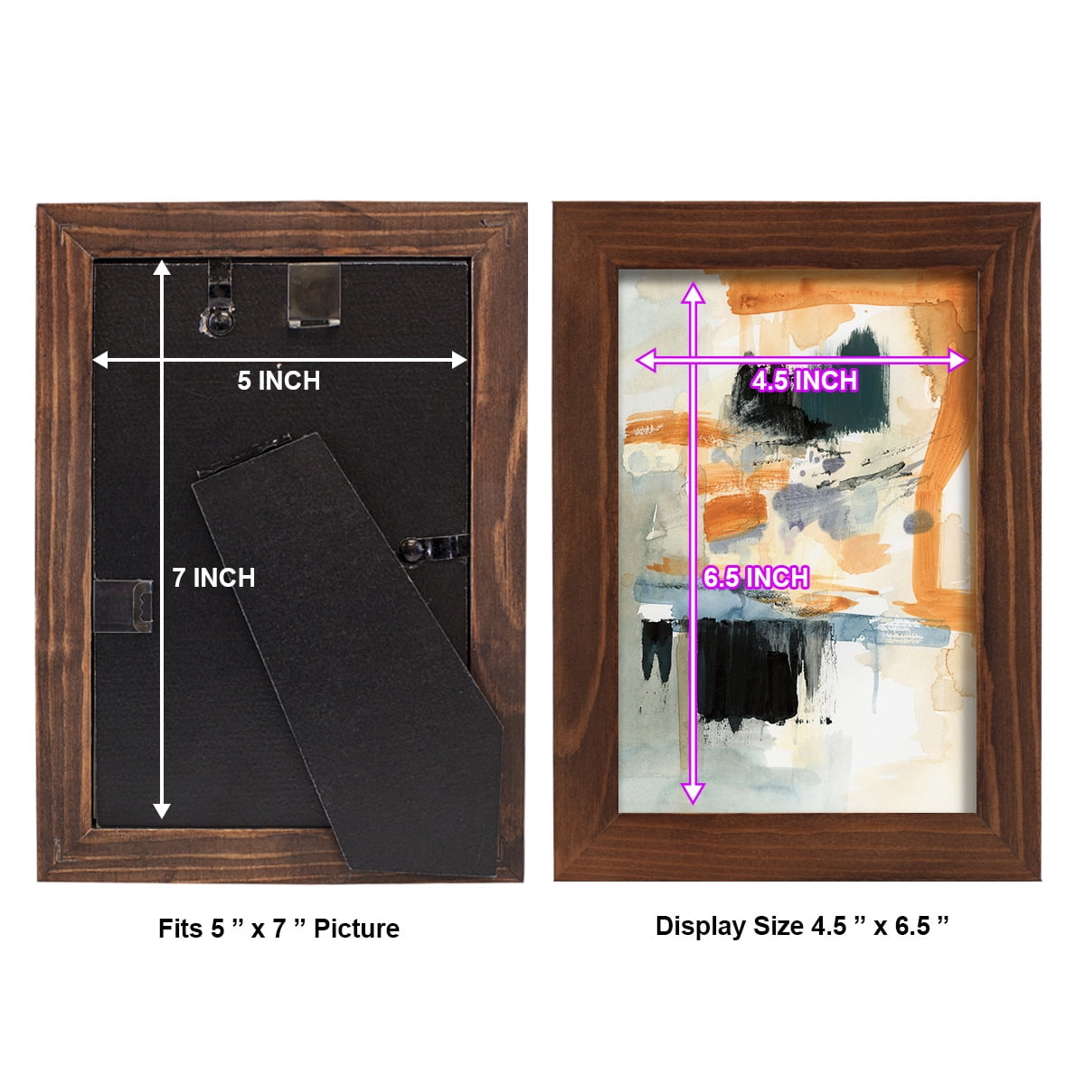 Seria II - Framed Print w/glass - Chestnut