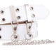 thumbnail image 3 of 2021 cinturón Punk para mujer hebilla de Metal ajustable doble ojal cinturón de cintura Jeans cinturón de cadena Talla única jinwen  Cinturón de cintura para mujer, 3 of 7
