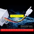 thumbnail image 3 of 4X Transformador Electrónico CC 36V 48V 60V 72V Una 12V 10A Adaptador Convertidor de Bicicleta Eléctrica Transformador Descendente, 3 of 5