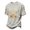 Gray, variant on KLHDSF Mens Casual Halloween Print Top Lightweight Breathable Daily T-Shirt Round Neck Short Sleeve Loungewear Army Green L