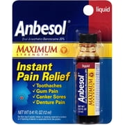Anbesol Maximum Strength Oral Anesthetic Liquid 0.41 fl oz