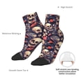 thumbnail image 6 of Rocae Skull record rock for Premium Adult Socks,Comfortable, Breathable, and Durable Socks, Perfect for Everyday Wear, 6 of 7