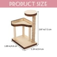 thumbnail image 3 of WHAMVOX 1Pcs Mini House Cat Tree Model for Dollhouse and Playtime in As Shown Color, 3 of 4