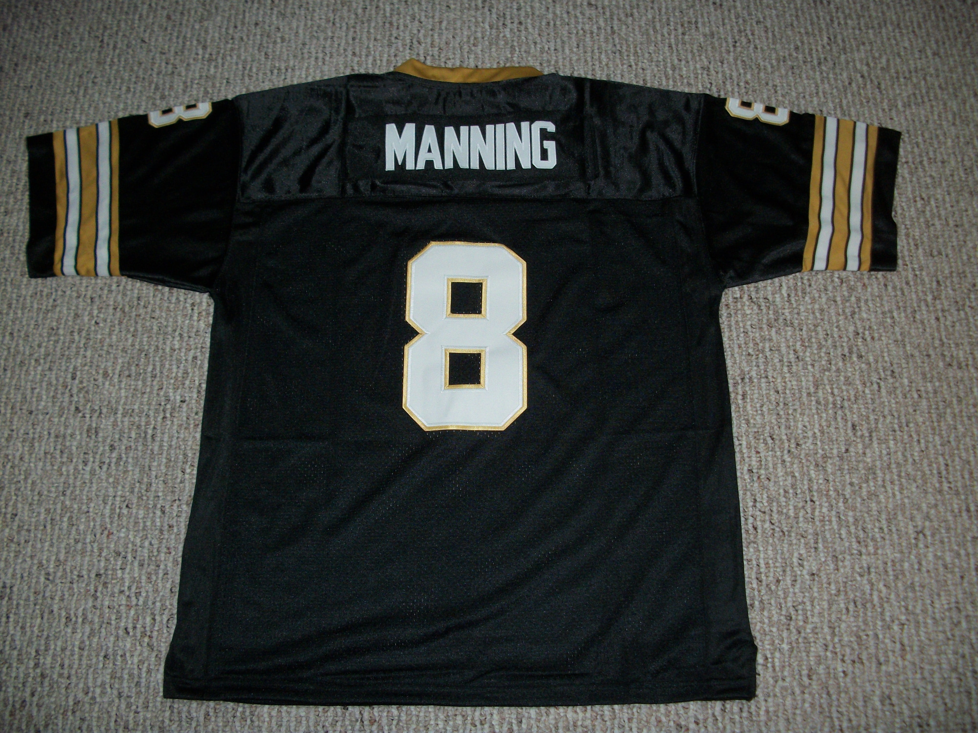 Unsigned Archie Manning Jersey #8 New Orleans Custom Stitched White  Football (NEW) No Brands/Logos Sizes S-3XLs