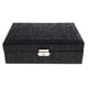 thumbnail image 2 of Joyero, Onizador de Joyerías Caja de Doble Capas para Colres, , Negro Hugo Cajas de joyas con espejo, 2 of 10