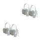 thumbnail image 4 of Billuyoard Cesta de flores con lazo de diseño Simple de 2 piezas, cestas para portador de anillos de ceremonia de fiesta portátiles, adorno de Blanco natural 2Conjunto, 4 of 6