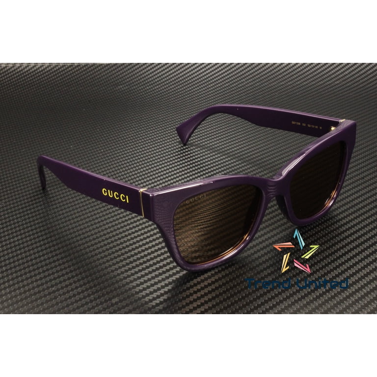 Gucci Purple Cat-Eye Sunglasses with Brown Lenses NEW GG1521S 004 GUCCI PURPLE BROWN WOMEN CAT | Mercari main image 4