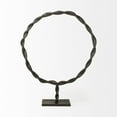thumbnail image 2 of HomeRoots 392413 Metal Braided Sculpture, Black, 2 of 5
