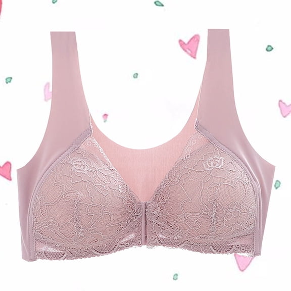 DEEPCRAFF Women's Bra Set Front Clip Design Comfortable Daily Wear XXXL Size