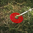 thumbnail image 5 of Steel Wire Grass Trimmer Head, 2025 New 9 Inch Saw Blade, Durable Universal Adapter Kit, Multi-Functional Brush Cutter Accessory for Garden Maintenance (2 Red Saw Blades + 9 Piece Set), 5 of 6