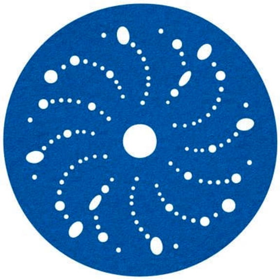 3M Hookit Blue Abrasive Disc 321U Multi-hole, 36157, 5 in, 80, 50 discs per carton, 4 cartons per case