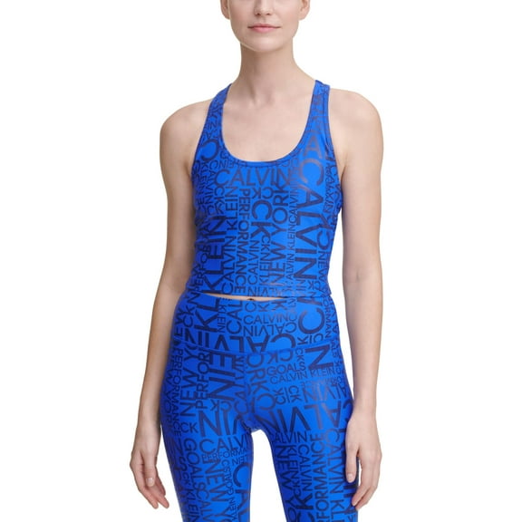 Calvin Klein Womens Performance Cropped Tank Top