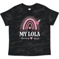 thumbnail image 3 of Inktastic My Lola Loves Me Granddaughter Girls Toddler T-Shirt, 3 of 5
