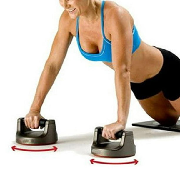 Paire d'exercices de fitness parfaits poignées rotatives pushup gym