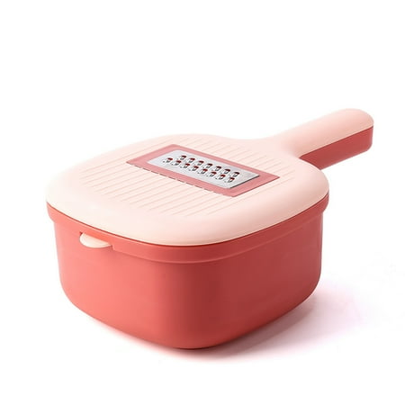 

Alexsix Multi-function Potato Carrot Cucumber Mandoline Slicer with Strainer Fruit and Vegetable Grater