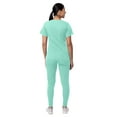 thumbnail image 2 of Adar Pro Flawless Plus Scrub Set For Women - Elevated V-Neck Top & Jogger Scrub Pants, 2 of 7