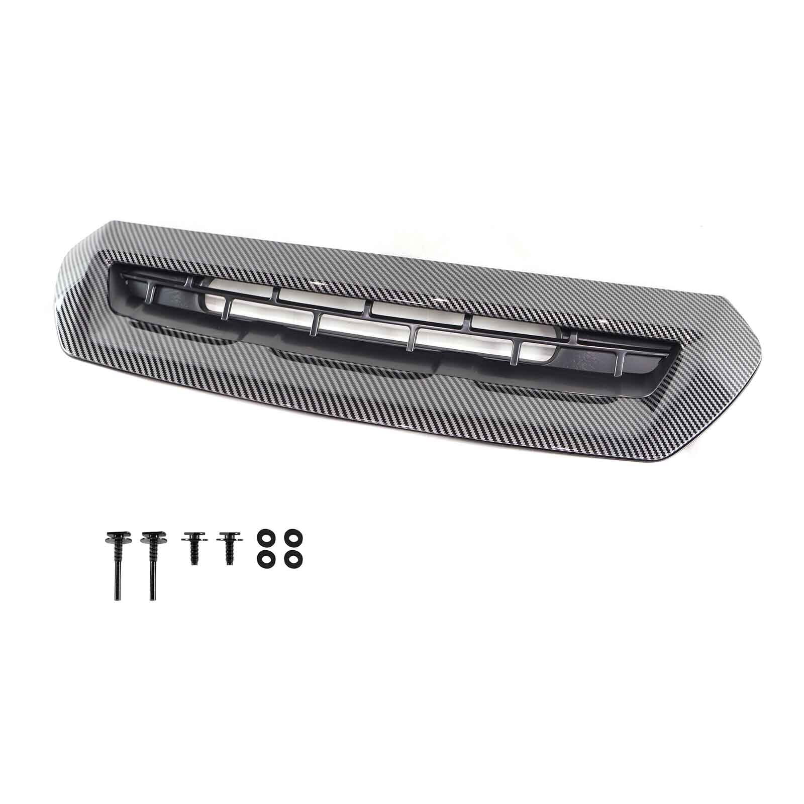 New Carbon Fibre Hood Air Vent For 17-19 GMC Sierra 2500 HD 3500 HD