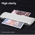 thumbnail image 2 of H&S Laminating Sheets - 100 pcs x A4 - Crystal Clear Laminate Pouches - Artist-Quality 150 Micron (2 x 75 Micron) Gloss Laminator, 2 of 7
