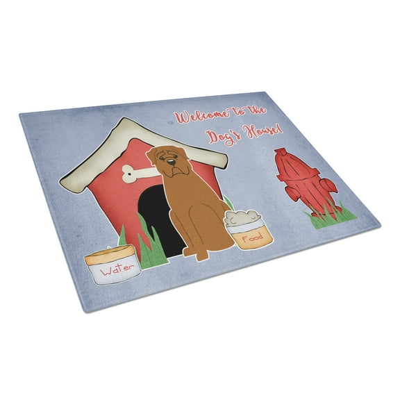 Caroline's Treasures Dog House Collection Dogue de Bourdeaux Glass Cutting Board Large