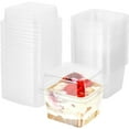 thumbnail image 1 of JUNWELL 50 Pack 8 oz Plastic Dessert Cups with Lids Mini Parfait Cups with Lids Appetizer Cups for Party Clear Mini Dessert Cups Yogurt Dessert Shooter Cups for Pudding, 1 of 9