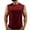 Wine, variant on HappyYEE Men's Gym Tank Tops Casual Round Neck Sports Fitness Sleeveless Tops Comfy Breathable Summer Tank Gray L