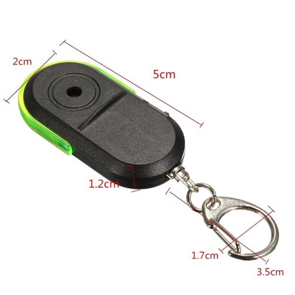 Details about   Wireless Anti-Lost Alarm Key Finder Locator Keychain Whistle Sound LED Light New