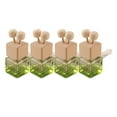 thumbnail image 2 of lionlar 4 Pieces Car Aromatherapy Diffuser Bottles Car Accessory Car Air Freshener Decor Green, 2 of 9