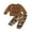 Brown, variant on Wassery Little Girls 2Pcs Fall Outfits Set 1T 2T 3T 4T 5T 6T Toddler Kids Clothes Long Sleeve Letter Print Sweatshirt Tops Elastic Waist Camouflage Cargo Pants